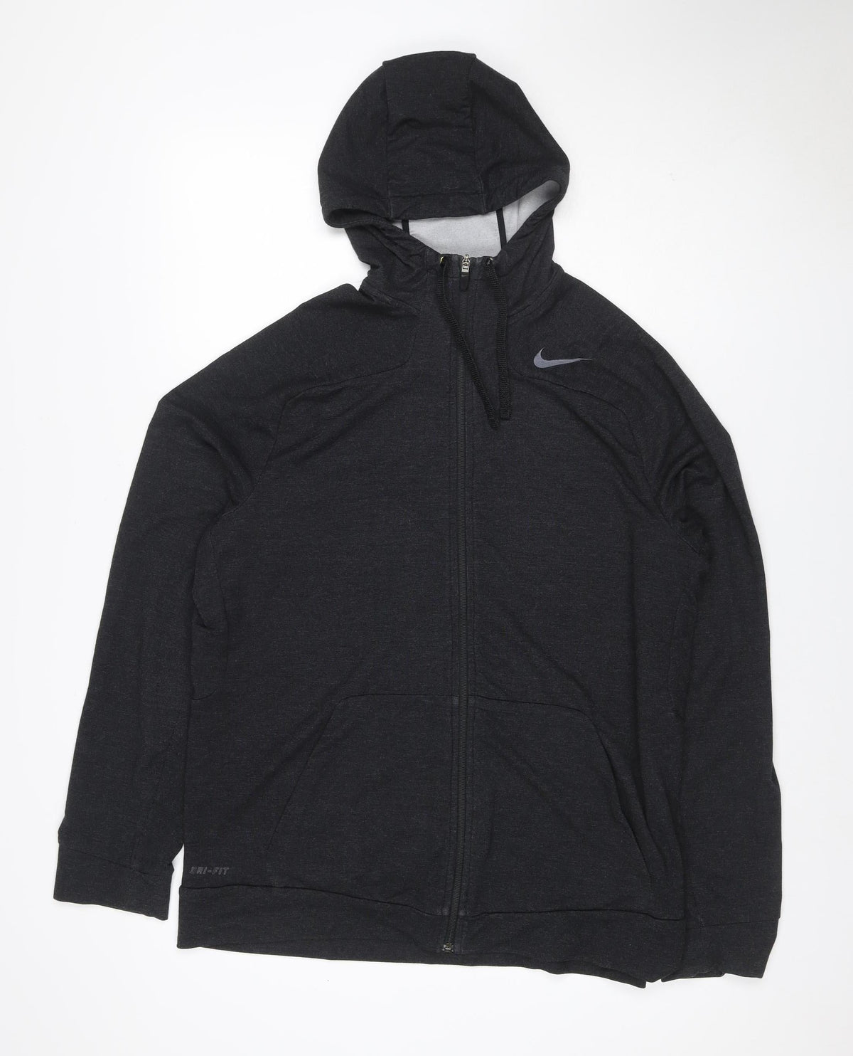 Nike Women’s Black L Dri-FIT Full Zip Hooded Hoodie Sportswear