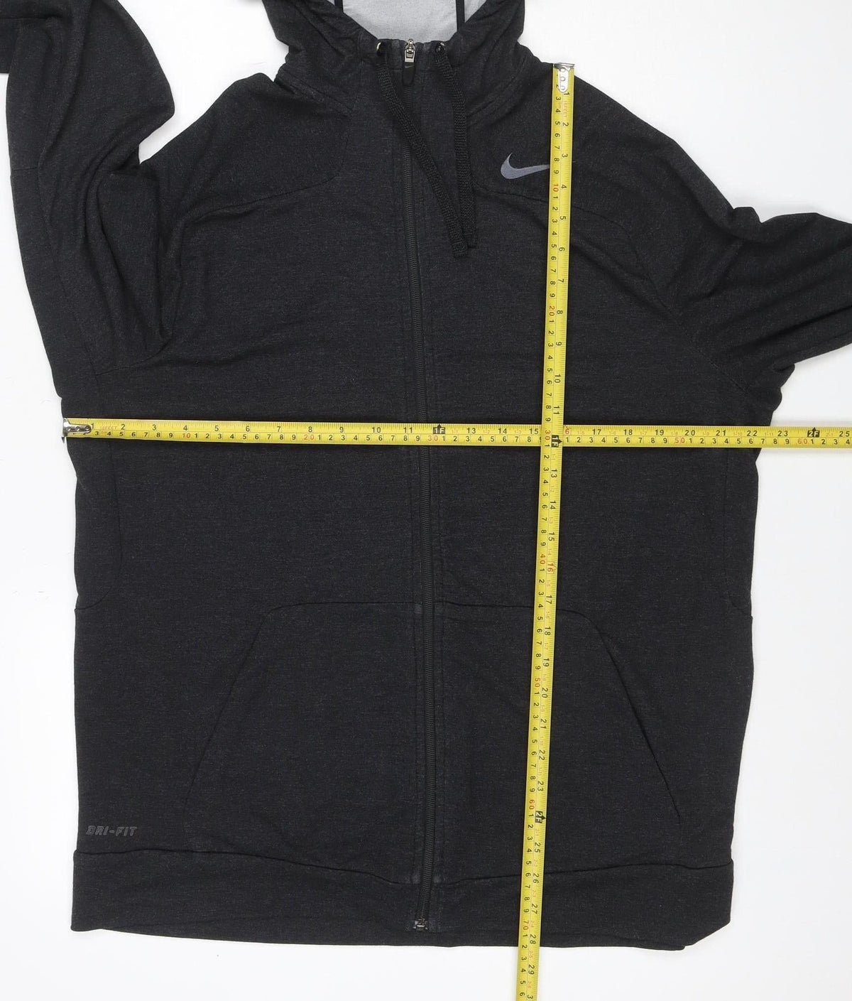Nike Women’s Black L Dri-FIT Full Zip Hooded Hoodie Sportswear