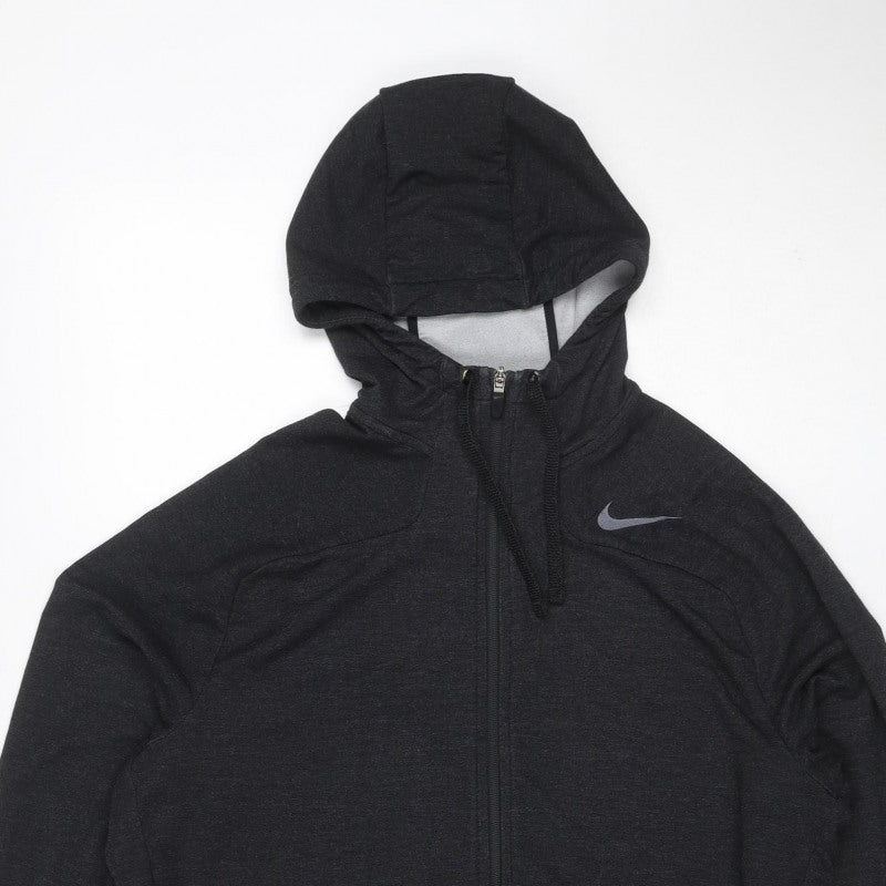 Nike Women’s Black L Dri-FIT Full Zip Hooded Hoodie Sportswear