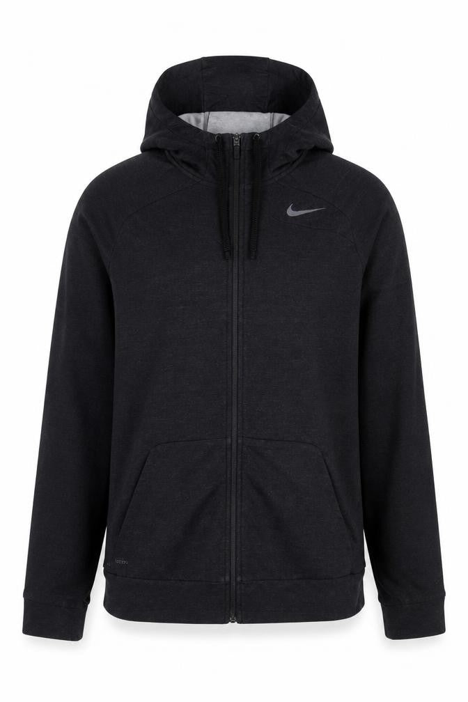 Nike Women’s Black L Dri-FIT Full Zip Hooded Hoodie Sportswear