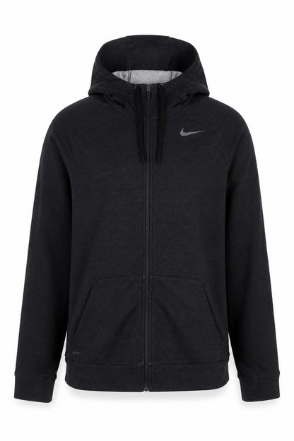 Nike Women’s Black L Dri-FIT Full Zip Hooded Hoodie Sportswear