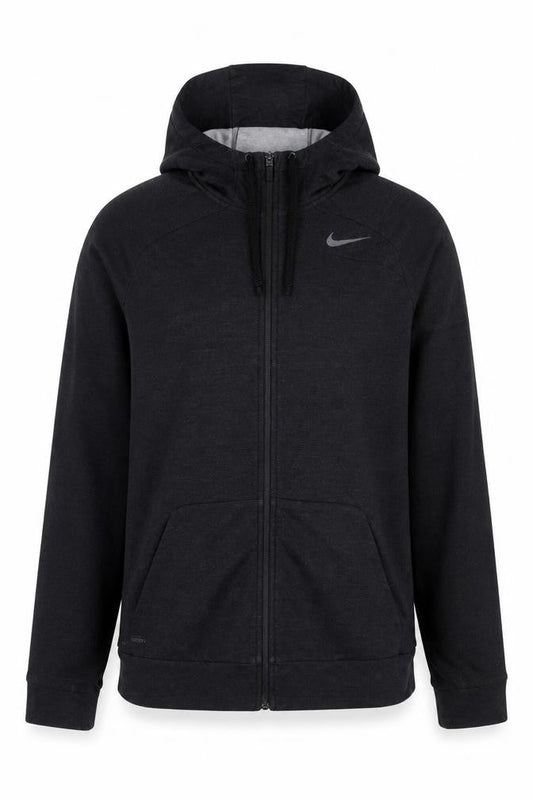 Nike Women’s Black L Dri-FIT Full Zip Hooded Hoodie Sportswear