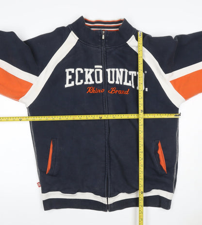 Ecko Unltd. Men’s Navy L Full Zip Logo Track Sweatshirt