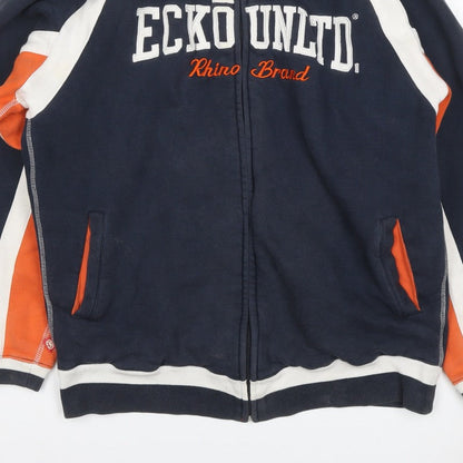 Ecko Unltd. Men’s Navy L Full Zip Logo Track Sweatshirt