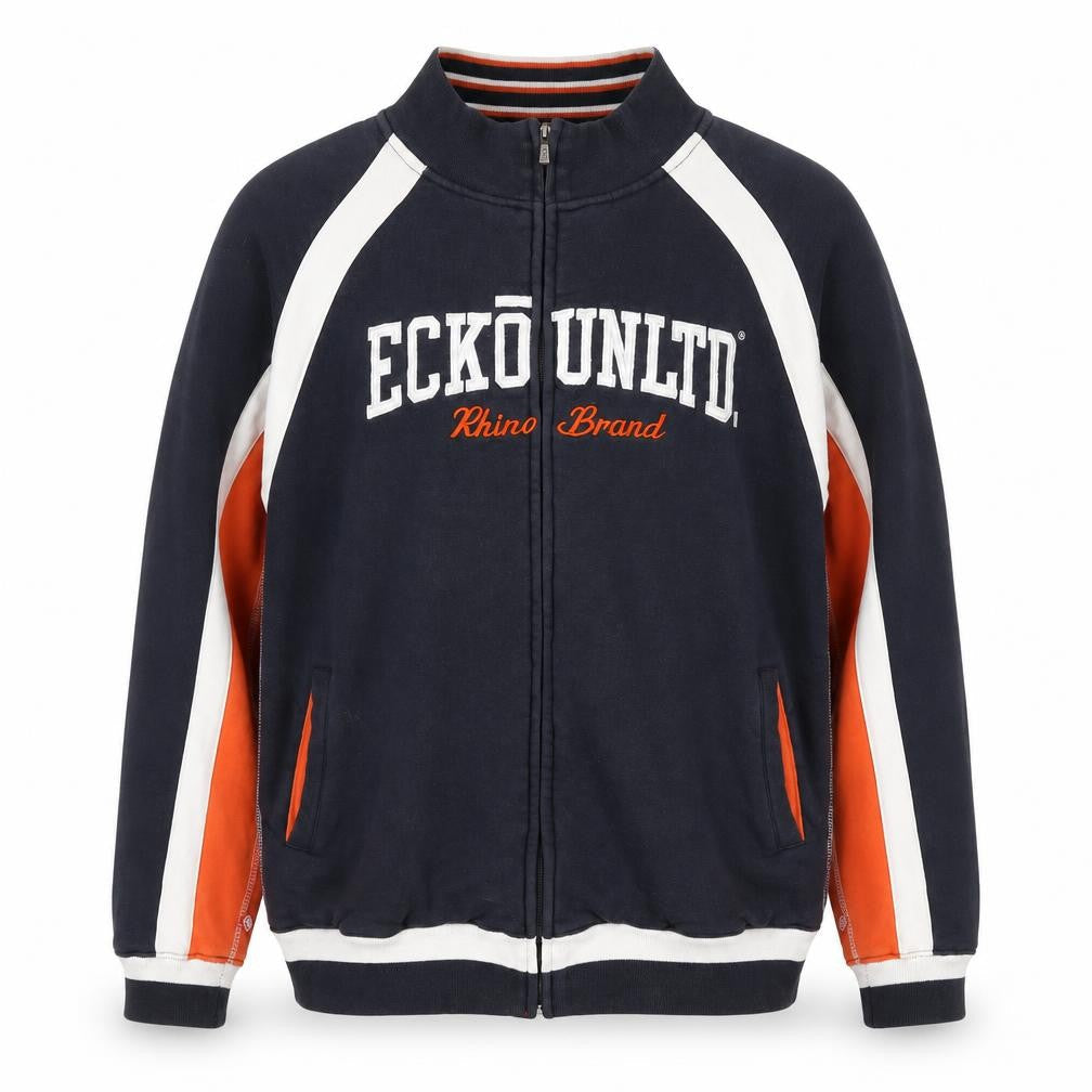 Ecko Unltd. Men’s Navy L Full Zip Logo Track Sweatshirt