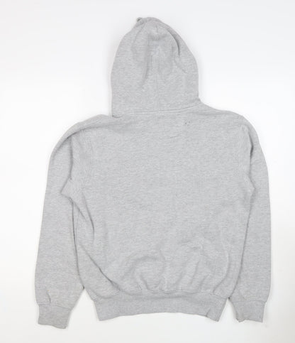 Hard Rock Cafe London Men Grey M Pullover Logo Hoodie