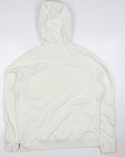 Folk Men’s Ivory L Pullover Hoodie Logo Cotton Blend