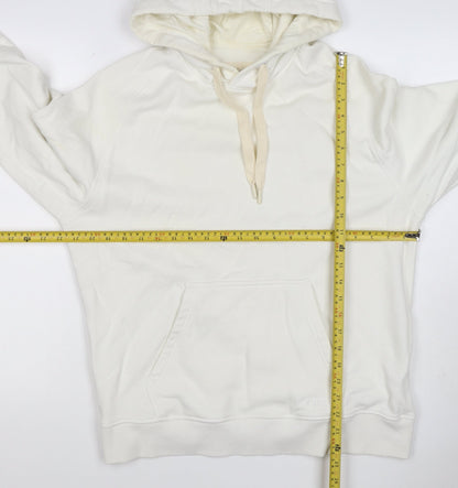 Folk Men’s Ivory L Pullover Hoodie Logo Cotton Blend