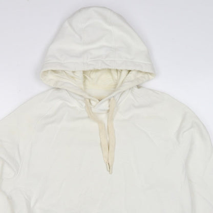 Folk Men’s Ivory L Pullover Hoodie Logo Cotton Blend