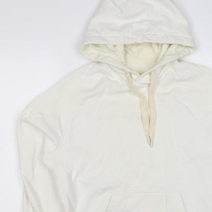 Folk Men’s Ivory L Pullover Hoodie Logo Cotton Blend