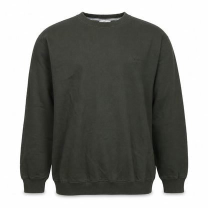 Cotton Traders Men’s Green XL Crew Neck Logo Pullover Sweatshirt