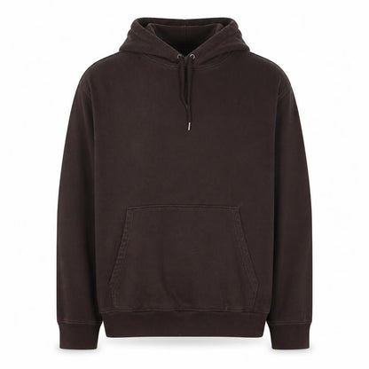 H&M Unisex Adults Brown 2XL Regular Fit Pullover Hoodie Cotton