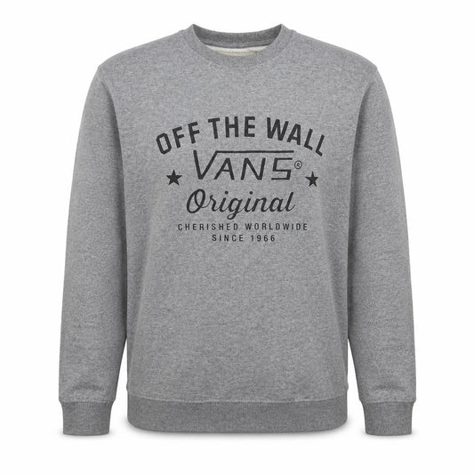 Vans Women’s Grey XL Off The Wall Logo Graphic Crew Neck Sweatshirt