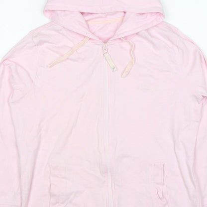 Pineapple Women’s Pink UK 18 Full Zip Hooded Cotton Hoodie