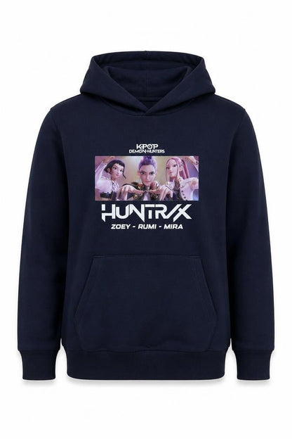 M&S Girls Blue 11-12 Years KPop Demon Hunters HUNTR/X Pullover Hoodie