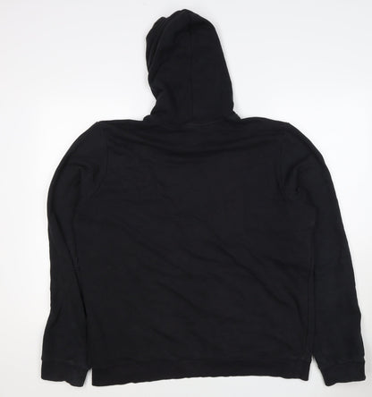 Adidas Men’s Black XL Pullover Logo Graphic Print Hoodie