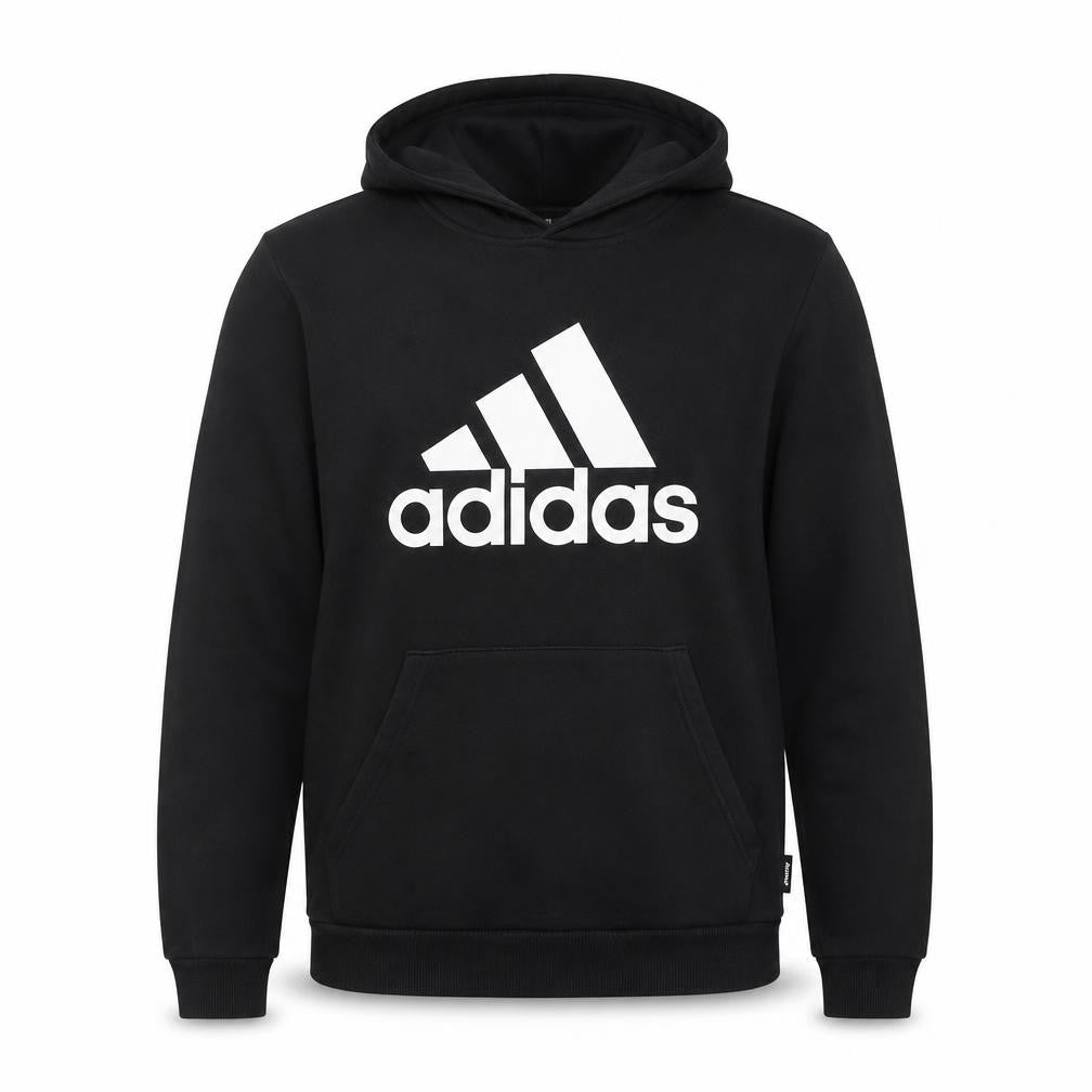 Adidas Men’s Black XL Pullover Logo Graphic Print Hoodie