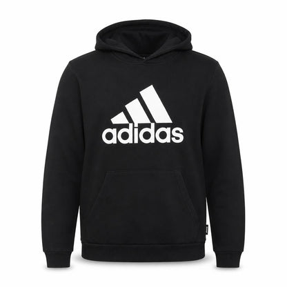 Adidas Men’s Black XL Pullover Logo Graphic Print Hoodie