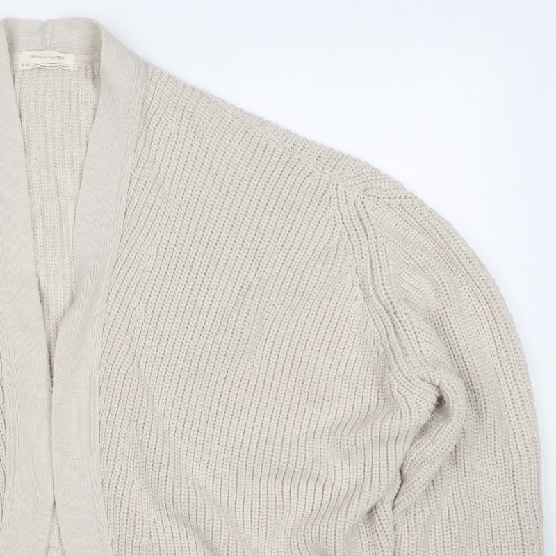 Urban Outfitters Women Ivory XS Open Knit Cardigan Long Sleeve