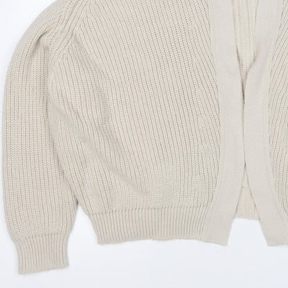 Urban Outfitters Women Ivory XS Open Knit Cardigan Long Sleeve