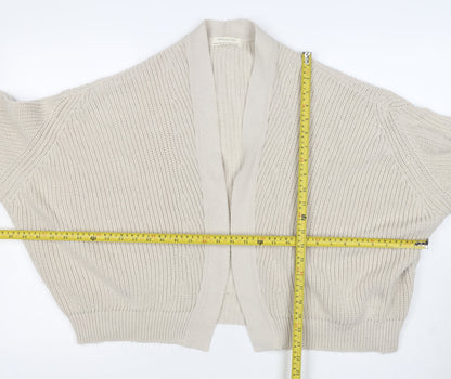 Urban Outfitters Women Ivory XS Open Knit Cardigan Long Sleeve