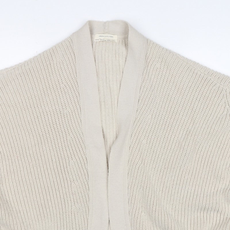 Urban Outfitters Women Ivory XS Open Knit Cardigan Long Sleeve