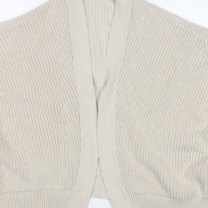 Urban Outfitters Women Ivory XS Open Knit Cardigan Long Sleeve