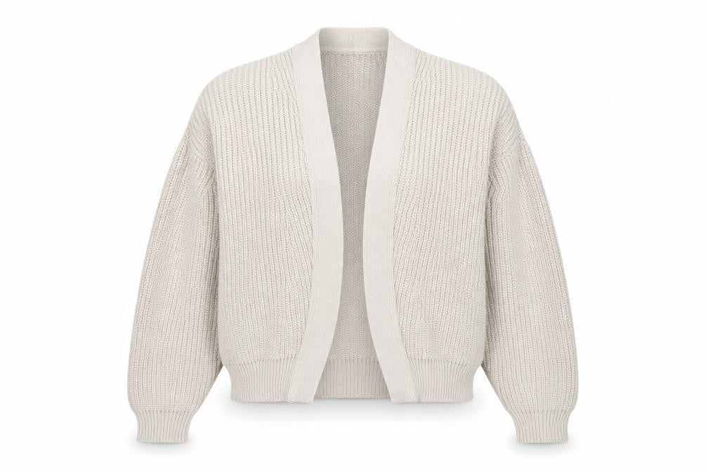 Urban Outfitters Women Ivory XS Open Knit Cardigan Long Sleeve