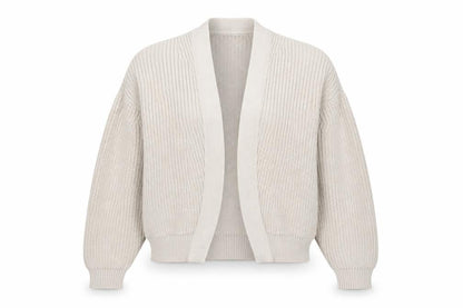Urban Outfitters Women Ivory XS Open Knit Cardigan Long Sleeve