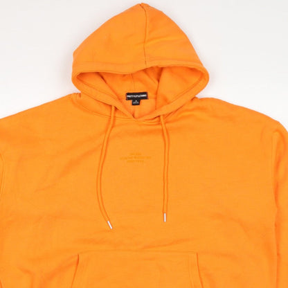 PrettyLittleThing Women Orange M Pullover Hoodie Logo Pocket