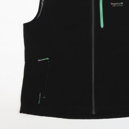 Regatta Women’s Black Size 16 Xert Softshell Full Zip Waistcoat