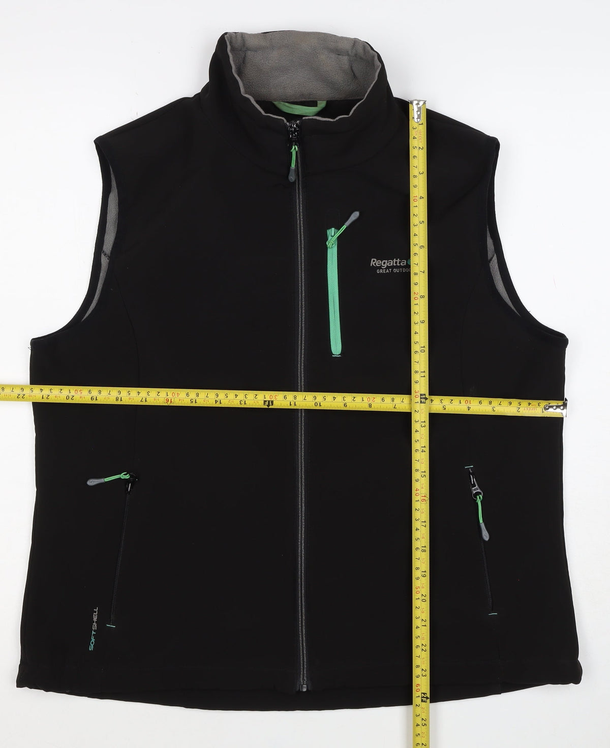 Regatta Women’s Black Size 16 Xert Softshell Full Zip Waistcoat