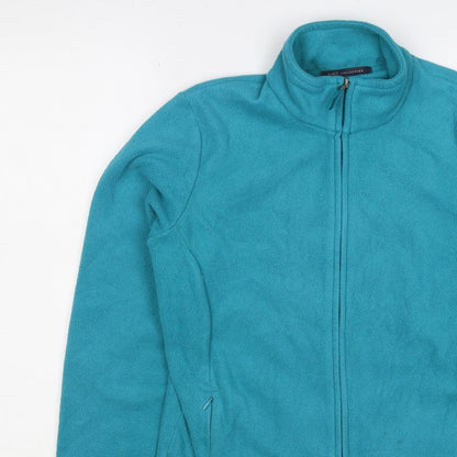 Marks and Spencer Women’s Blue Size 14 Full Zip Fleece Jacket