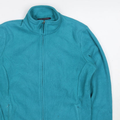 Marks and Spencer Women’s Blue Size 14 Full Zip Fleece Jacket