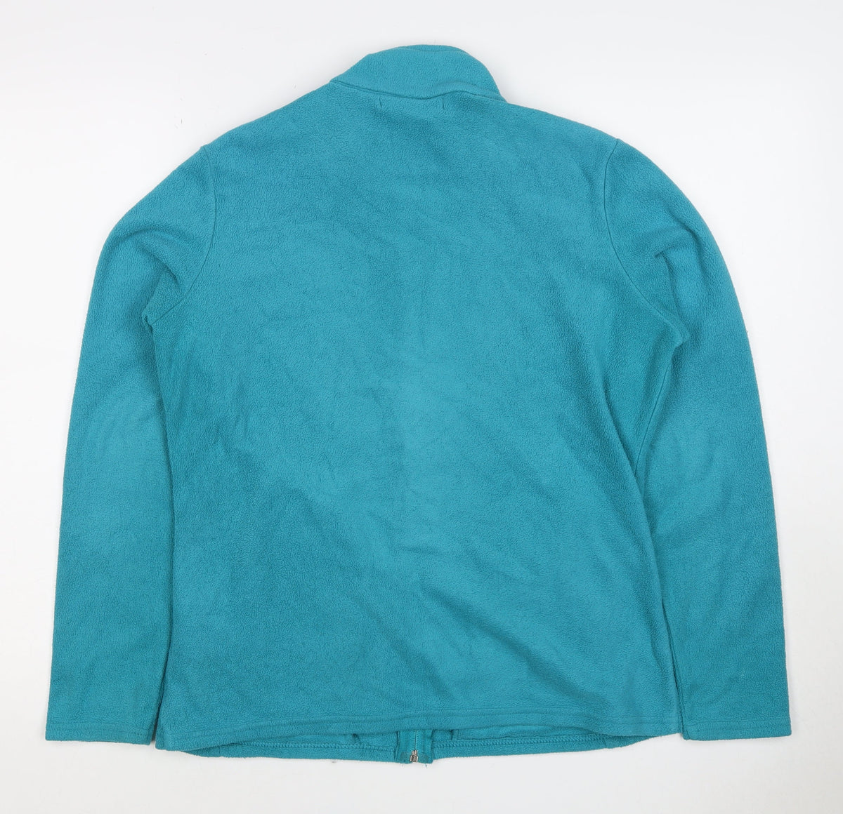 Marks and Spencer Women’s Blue Size 14 Full Zip Fleece Jacket