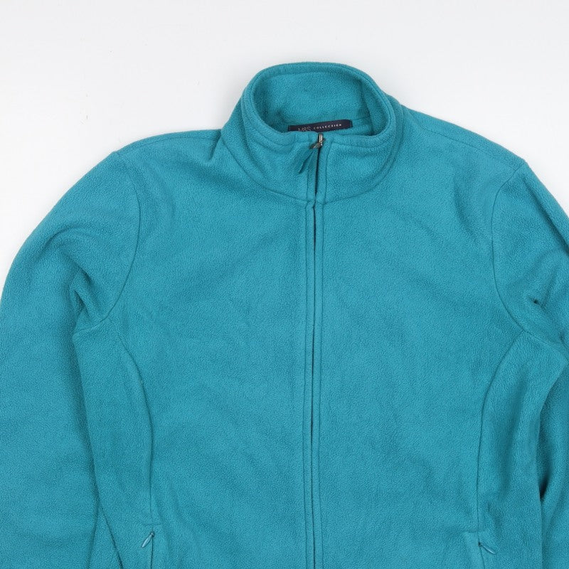 Marks and Spencer Women’s Blue Size 14 Full Zip Fleece Jacket