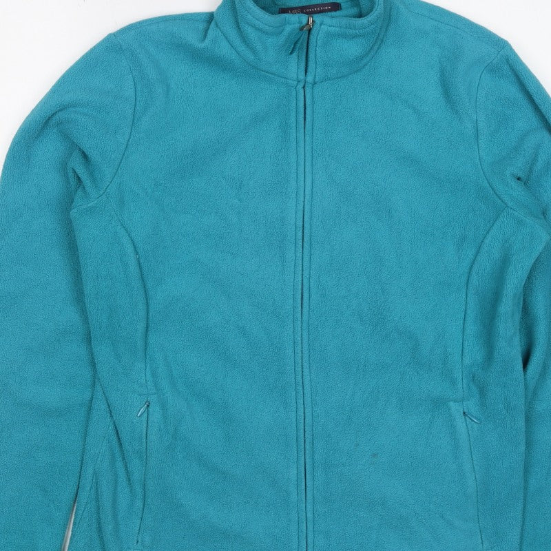Marks and Spencer Women’s Blue Size 14 Full Zip Fleece Jacket