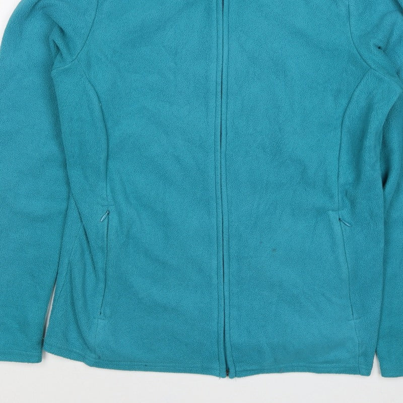 Marks and Spencer Women’s Blue Size 14 Full Zip Fleece Jacket