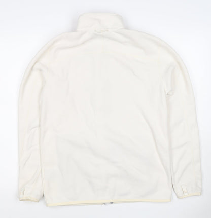 The North Face Men’s White M Full Zip Fleece Jacket Outdoor