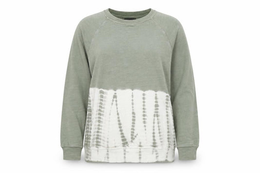 Marks and Spencer Women Green Tie Dye Sweatshirt Size 10 Crew Neck