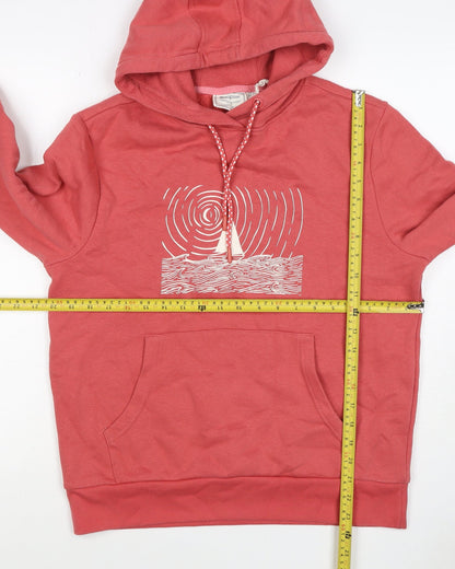 Mountain Warehouse Women’s Red UK 10 Pullover Hoodie Nautical Graphic