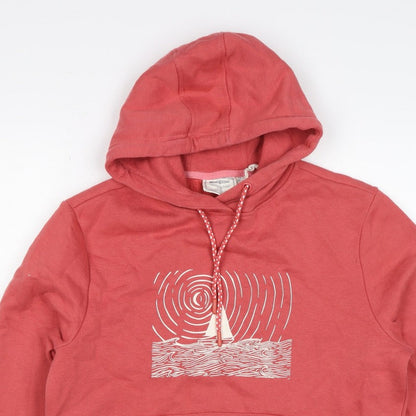 Mountain Warehouse Women’s Red UK 10 Pullover Hoodie Nautical Graphic