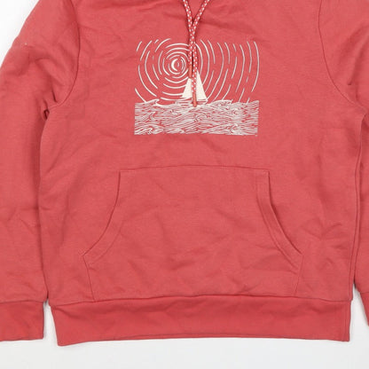Mountain Warehouse Women’s Red UK 10 Pullover Hoodie Nautical Graphic