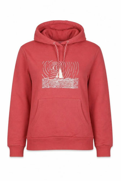 Mountain Warehouse Women’s Red UK 10 Pullover Hoodie Nautical Graphic