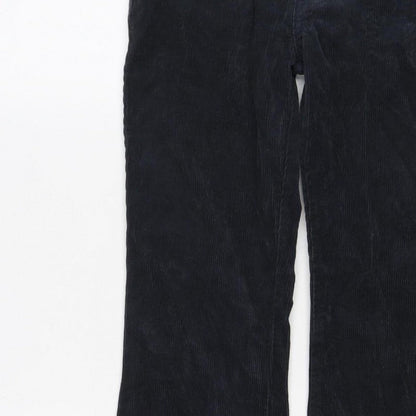 J.Galt Teens Black Size S Corduroy Bootcut Trousers
