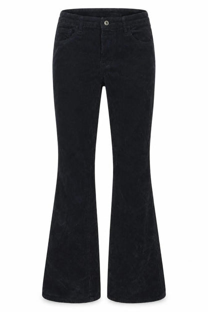 J.Galt Teens Black Size S Corduroy Bootcut Trousers