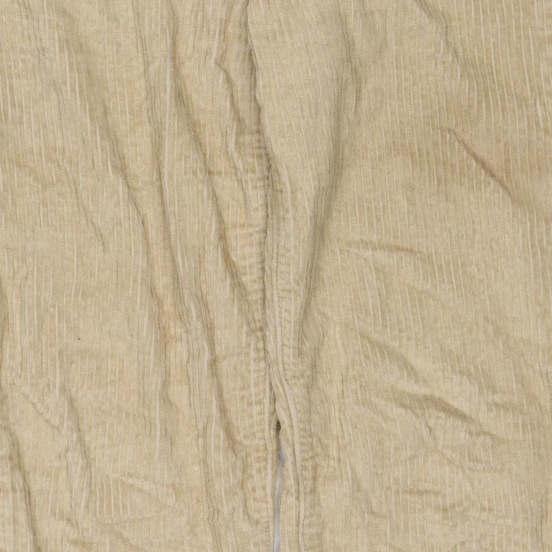 Levi's Women Beige Size 26 Ribcage Straight Ankle Corduroy Trousers