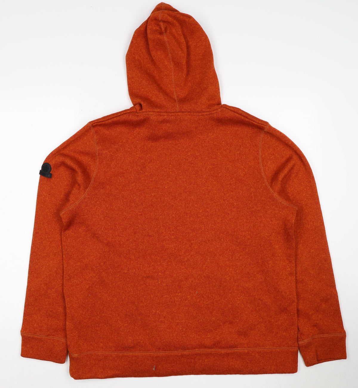 TOG24 Unisex Adults Orange XL Pullover Hoodie Drawstring Pockets