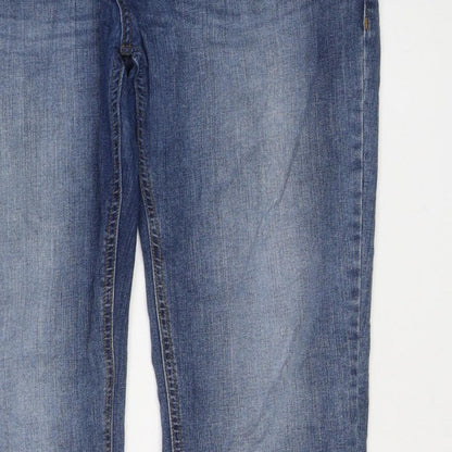 Denim Co. Men’s Blue W34 L34 Slim Straight Stretch Jeans
