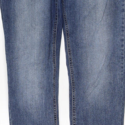Denim Co. Men’s Blue W34 L34 Slim Straight Stretch Jeans